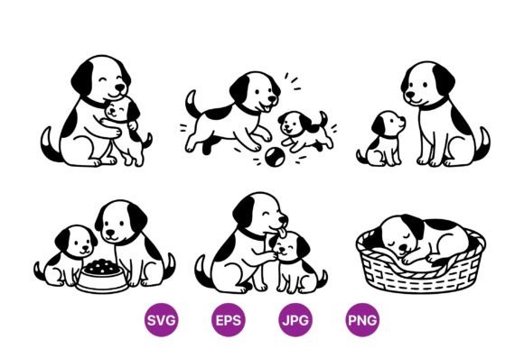 Adorable Playful Puppy SVG Clipart Review