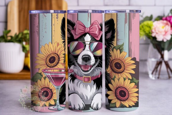 Cool Dog Sunflowers Martini Tumbler Review