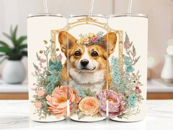 Corgi Dog Tumbler Wrap Fall Design Review