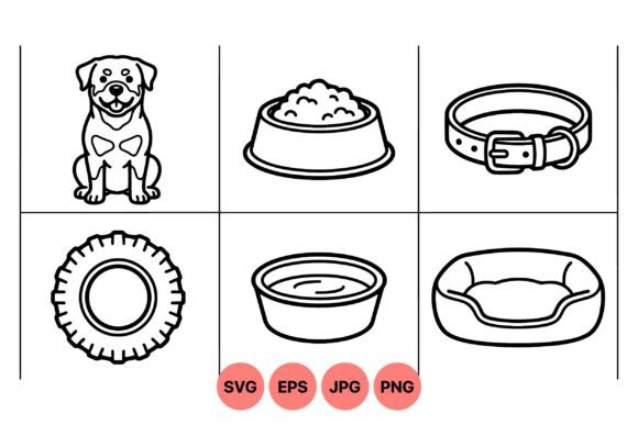 Cute Dog Essentials Clipart Set Review
