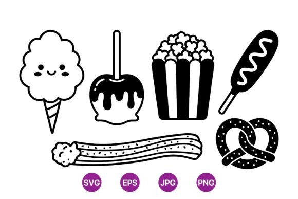Cute Fair Food Clipart Set Review