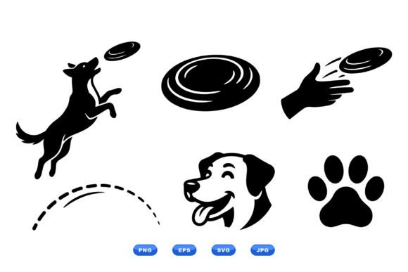 Dog Frisbee Vector Clipart Review