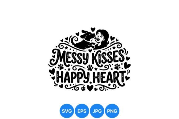 Messy Kisses Dog Love Art Review