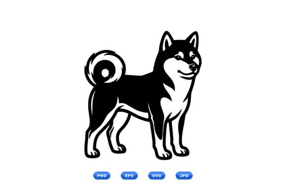 Shiba Inu Dog Illustration Review