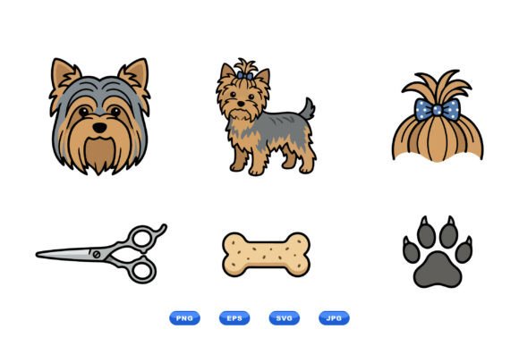 Yorkshire Terrier Clipart Set Review